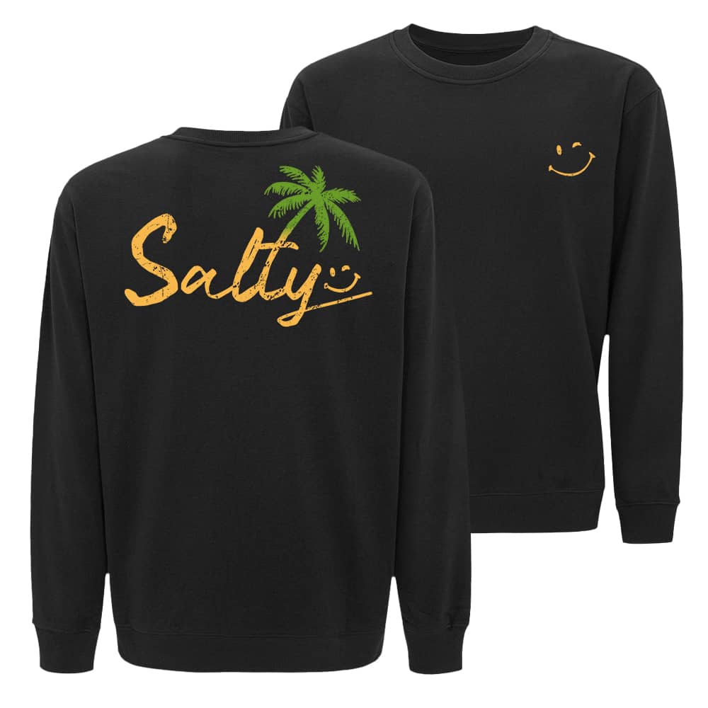 Salty Smiley Crewneck Sweatshirt