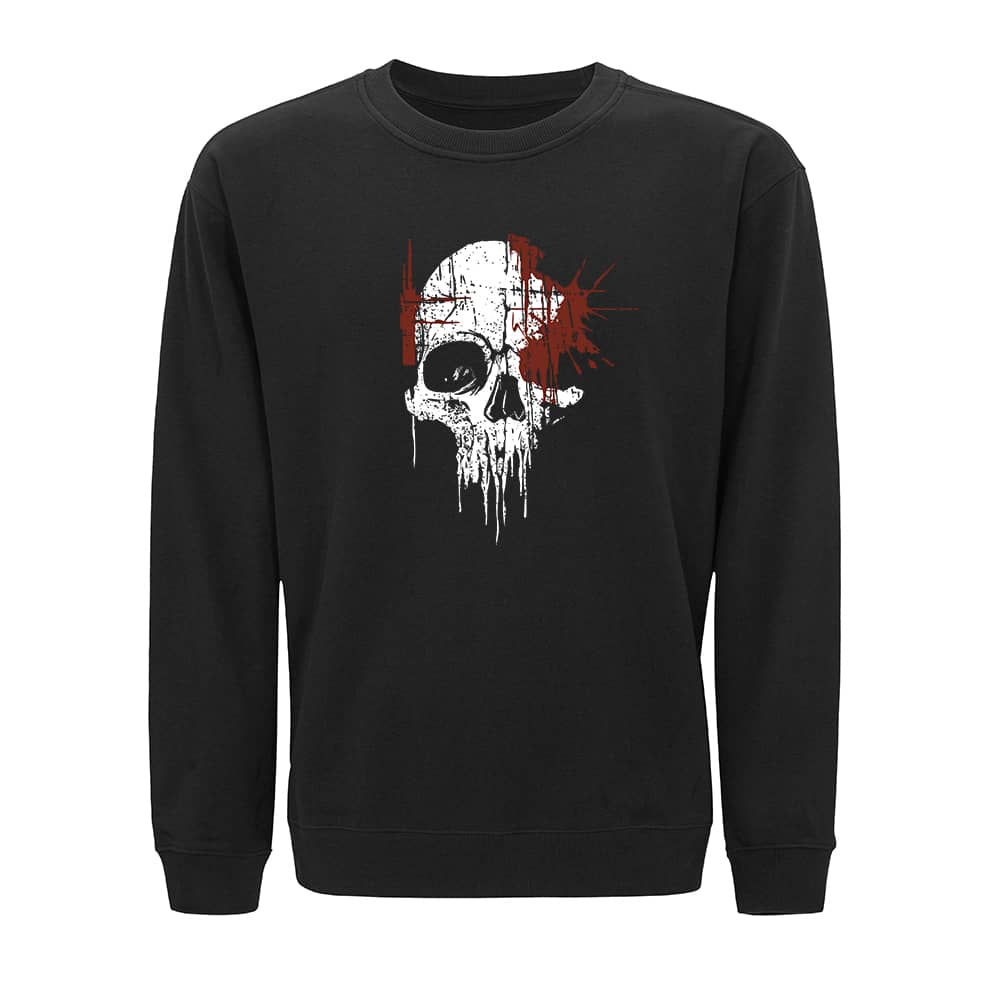 Dripping Skull Crewneck Sweatshirt