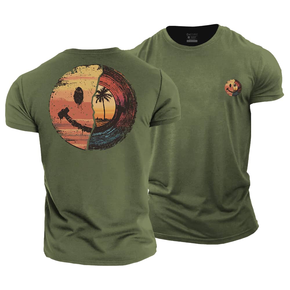 Smiley Sea Records Cotton T-Shirt