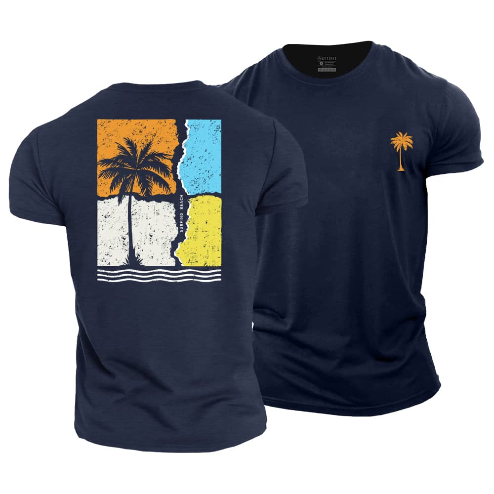 Summer Poster Cotton T-Shirt