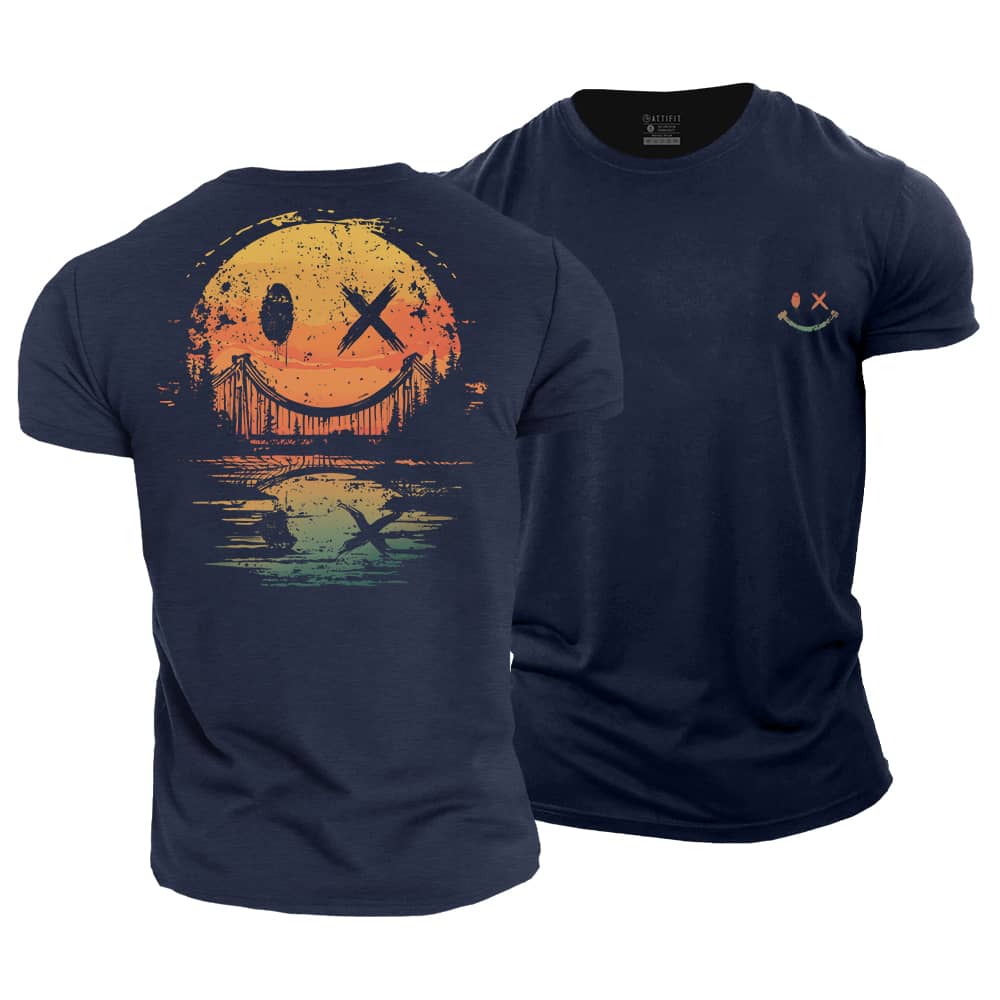 Smiley Lake Cotton T-Shirt
