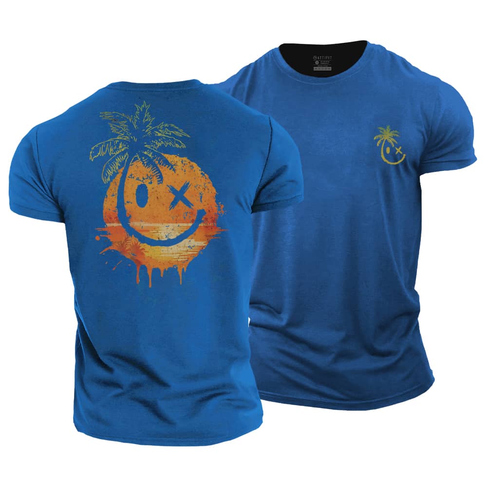 Smiley Sea Cotton T-Shirt
