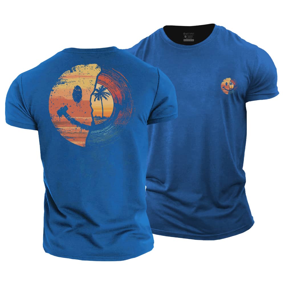 Smiley Sea Records Cotton T-Shirt
