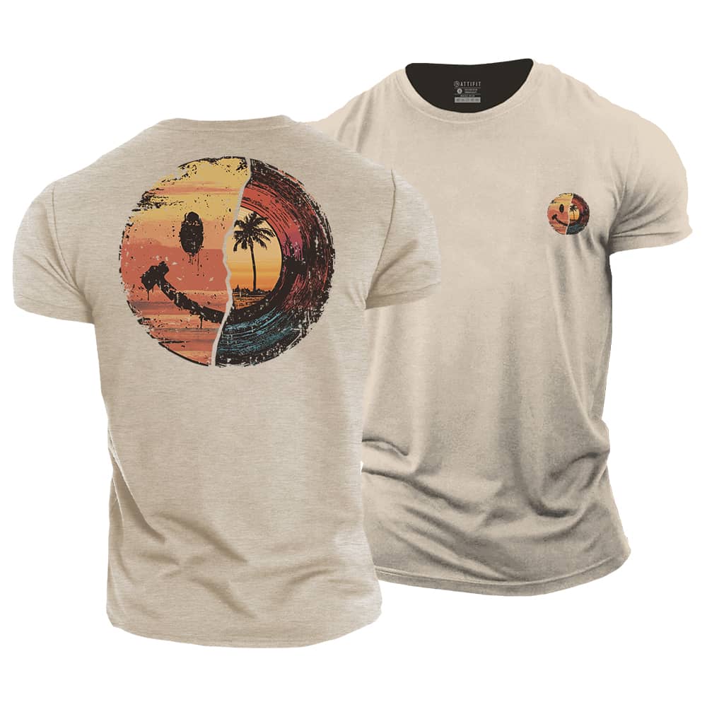 Smiley Sea Records Cotton T-Shirt