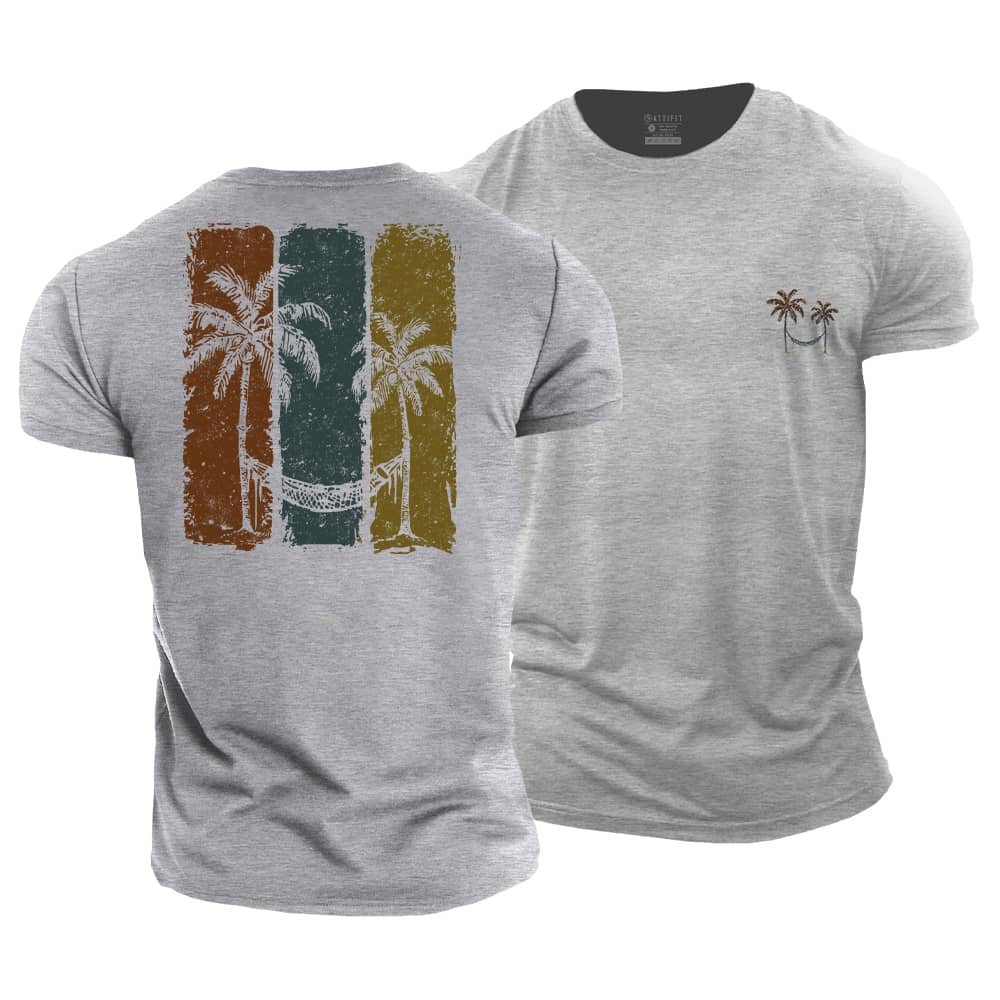 Smiley Palm Cotton T-Shirt