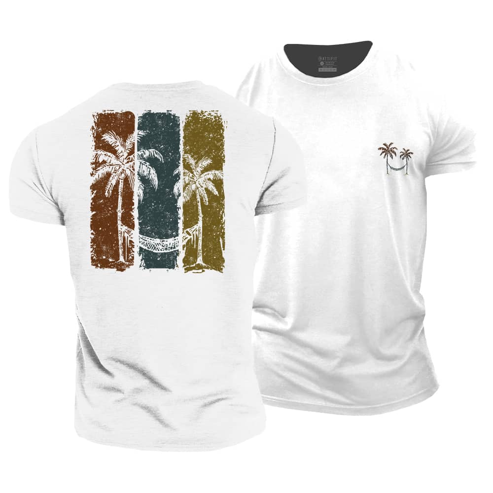 Smiley Palm Cotton T-Shirt