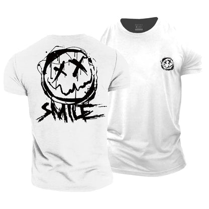 Smiley Graphic Cotton T-Shirt