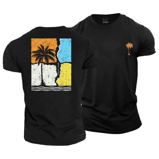 Summer Poster Cotton T-Shirt