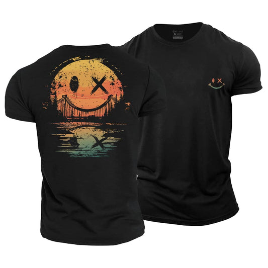 Smiley Lake Cotton T-Shirt