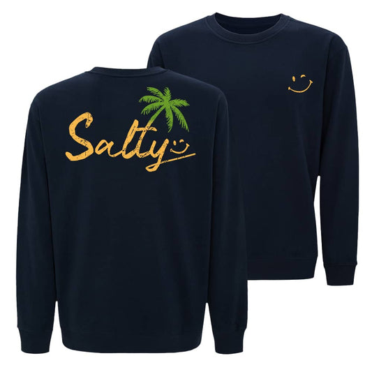 Salty Smiley Crewneck Sweatshirt