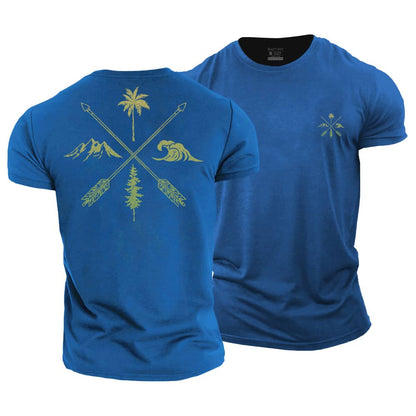 Nature Cross Cotton T-Shirt