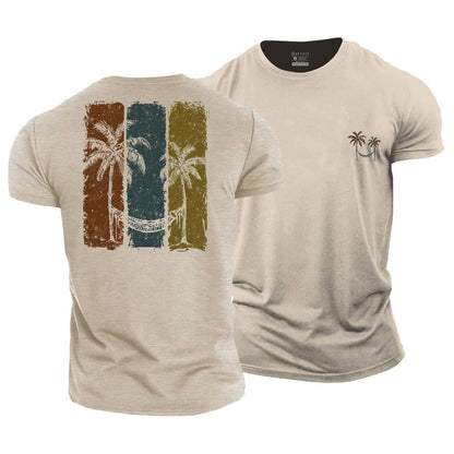 Smiley Palm Cotton T-Shirt