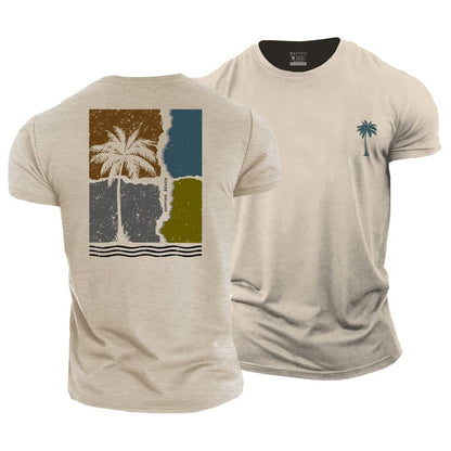 Summer Poster Cotton T-Shirt