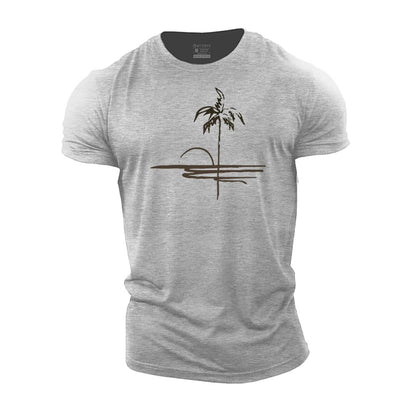 Simple Beach Cotton T-Shirt