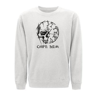 Skull Carpe Diem Crewneck Sweatshirt