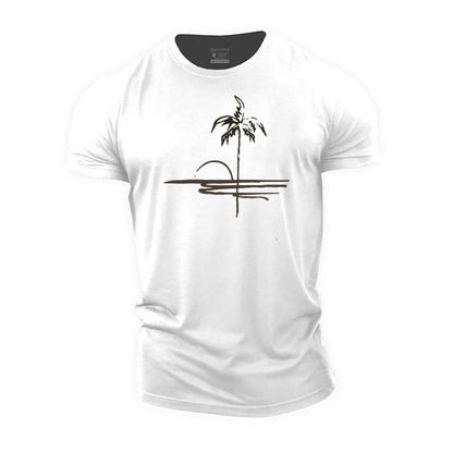 Simple Beach Cotton T-Shirt